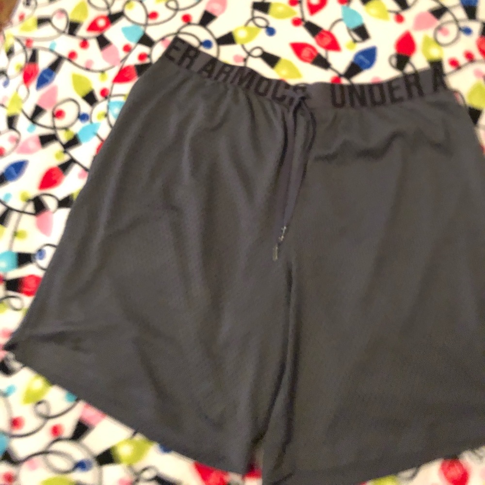 Gray under armour shorts 2xl